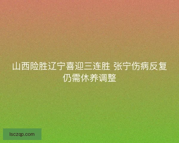 山西险胜辽宁喜迎三连胜 张宁伤病反复仍需休养调整